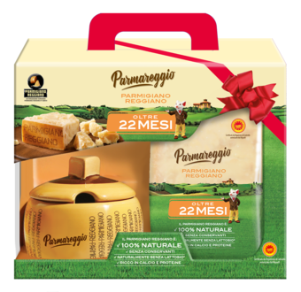 PARMIGIANO REGGIANO 22 MESI 1000G CON FORMAGGIERA